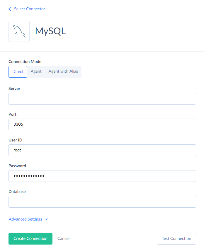 MySQL connection