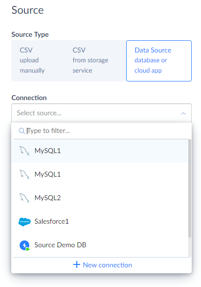 data import from database/cloud app