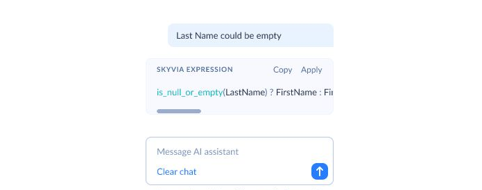 Generated expression with Copy and Apply