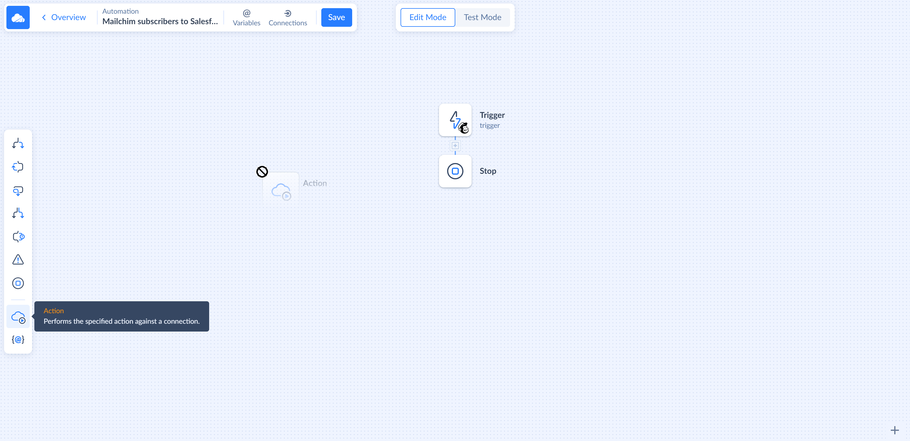 Adding Action component
