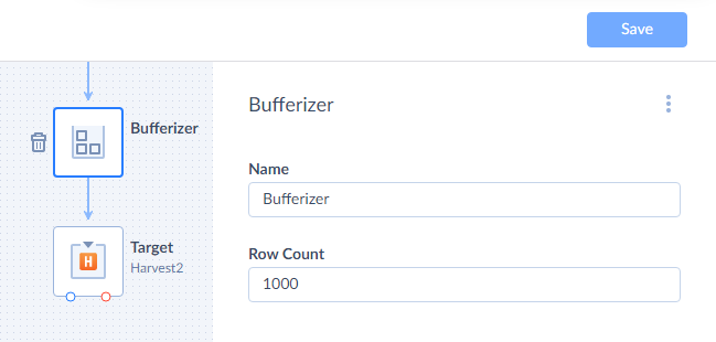 Configuring Bufferizer component