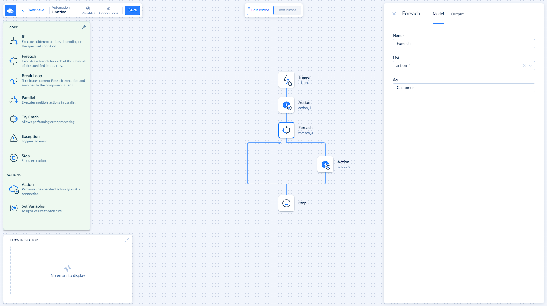 Components Pane