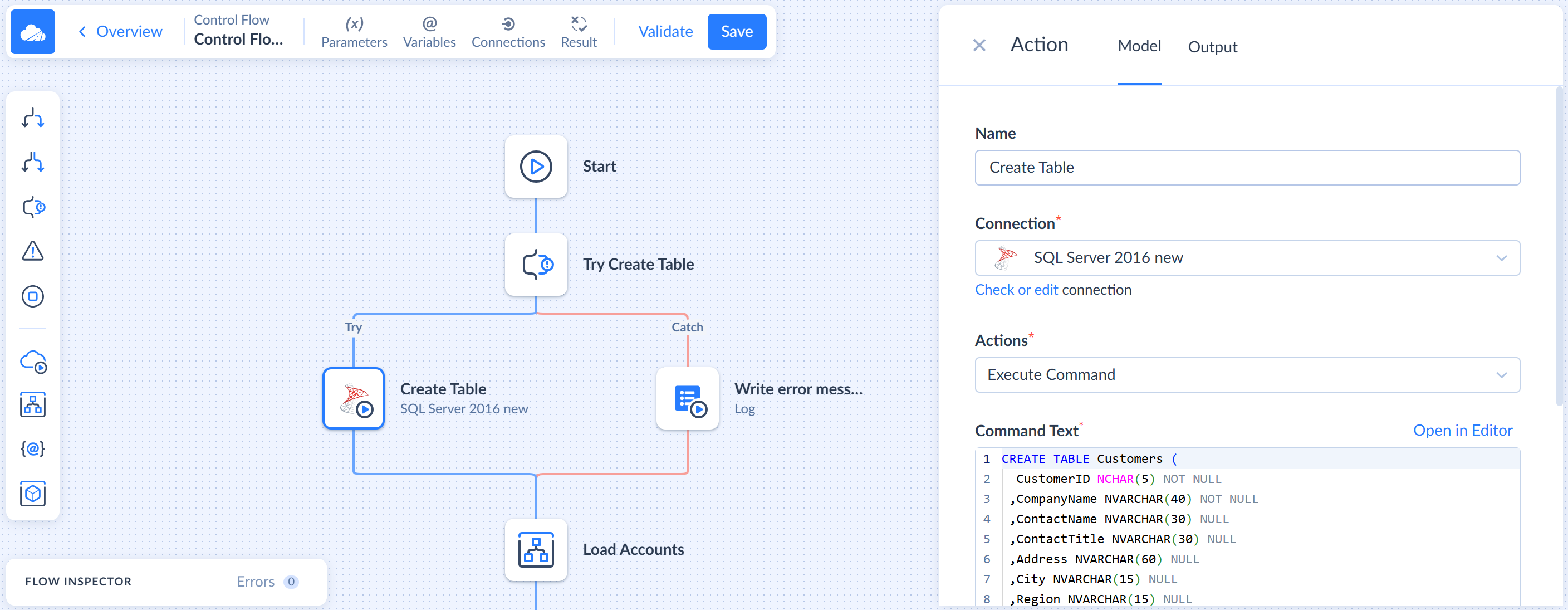 Action component