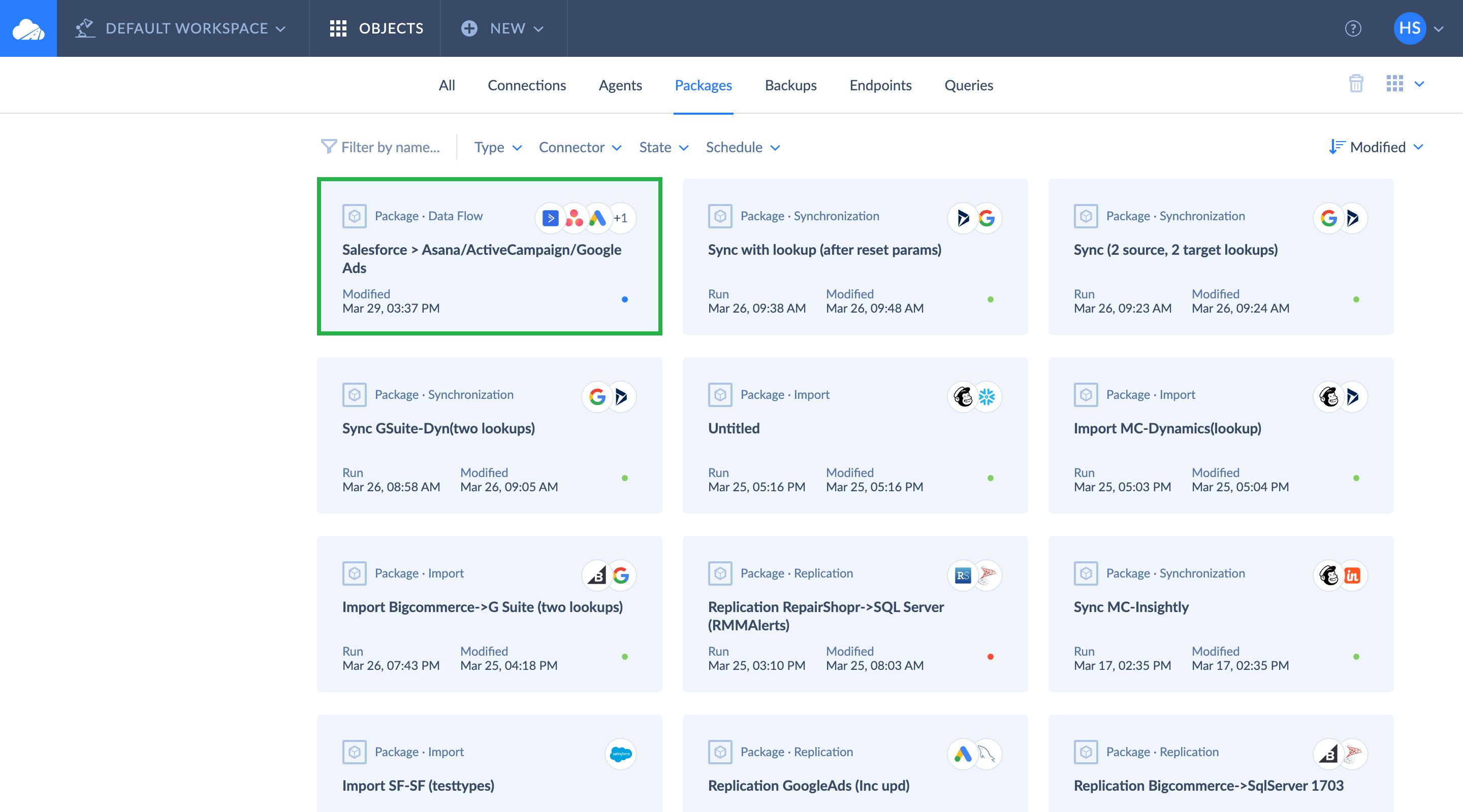 Data Flow with Many Sources