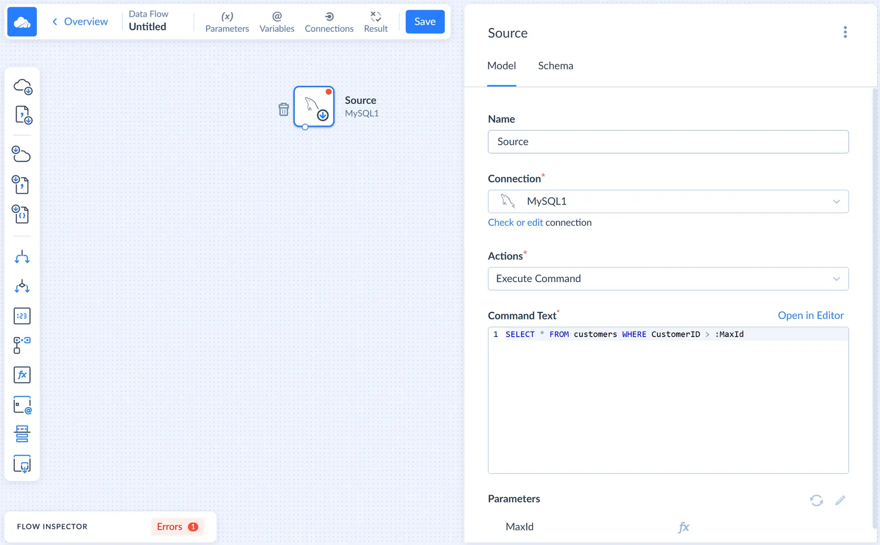 Source editor