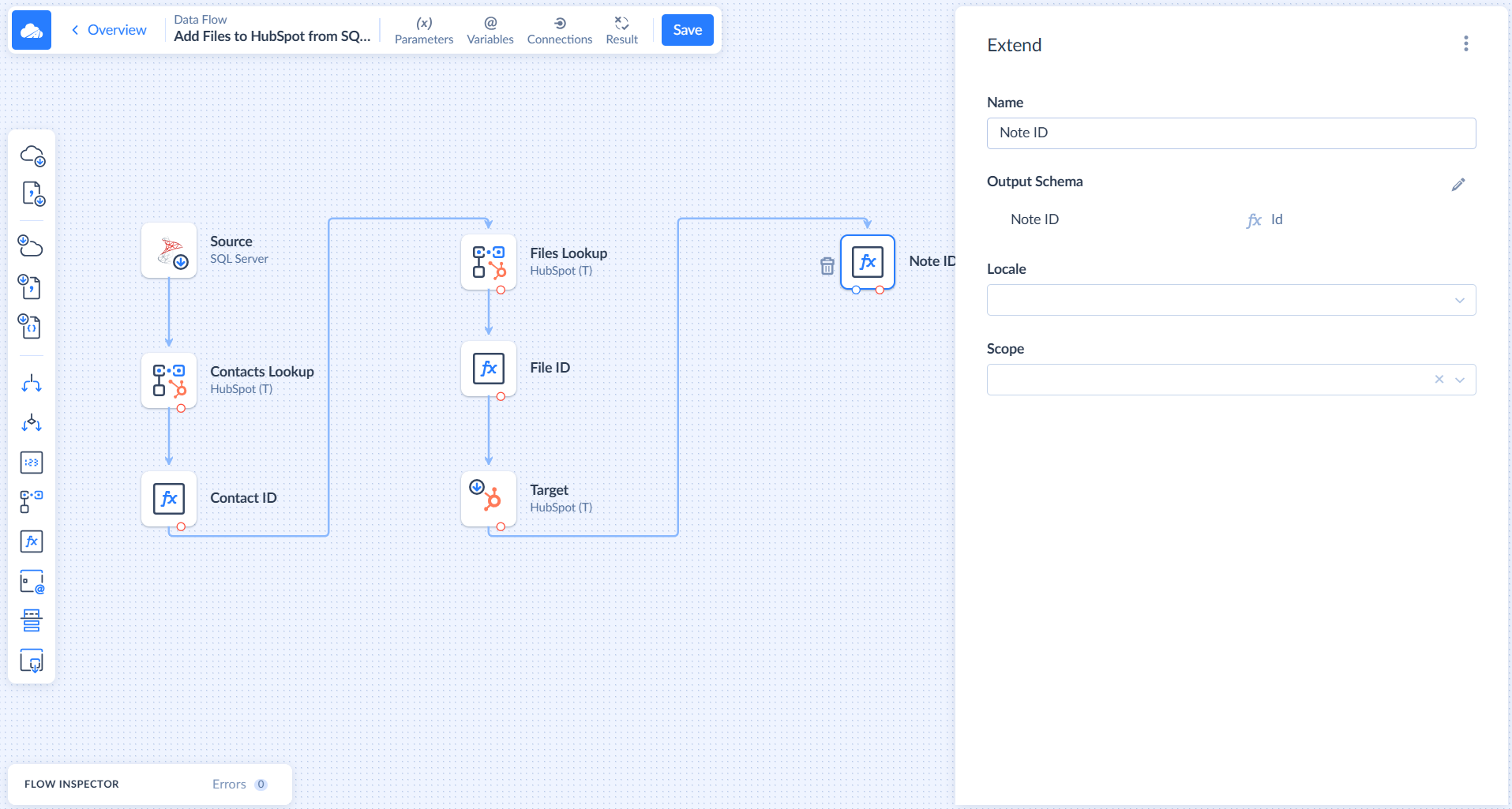 Data Flow: Note Extend