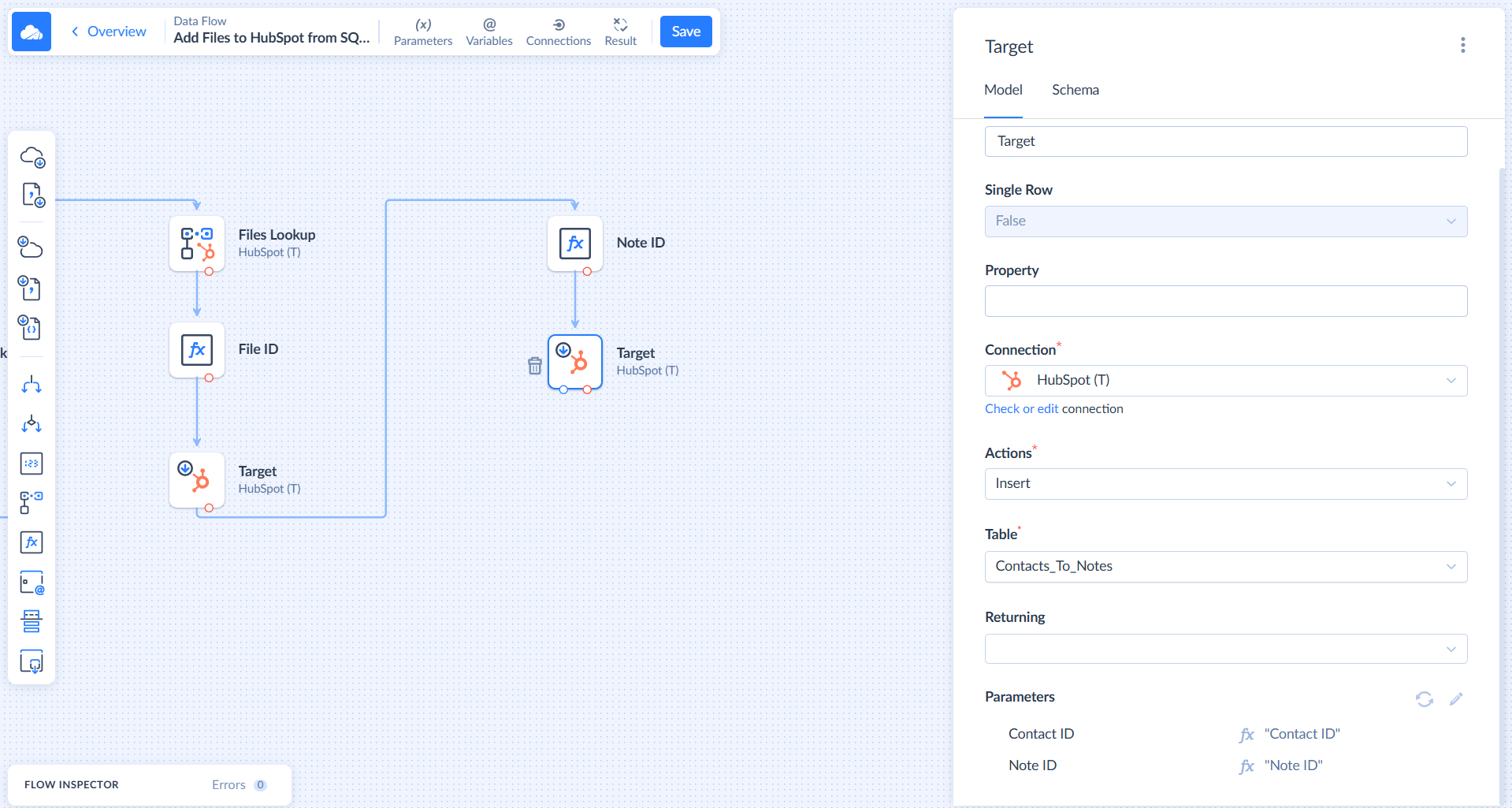 Data Flow: Target