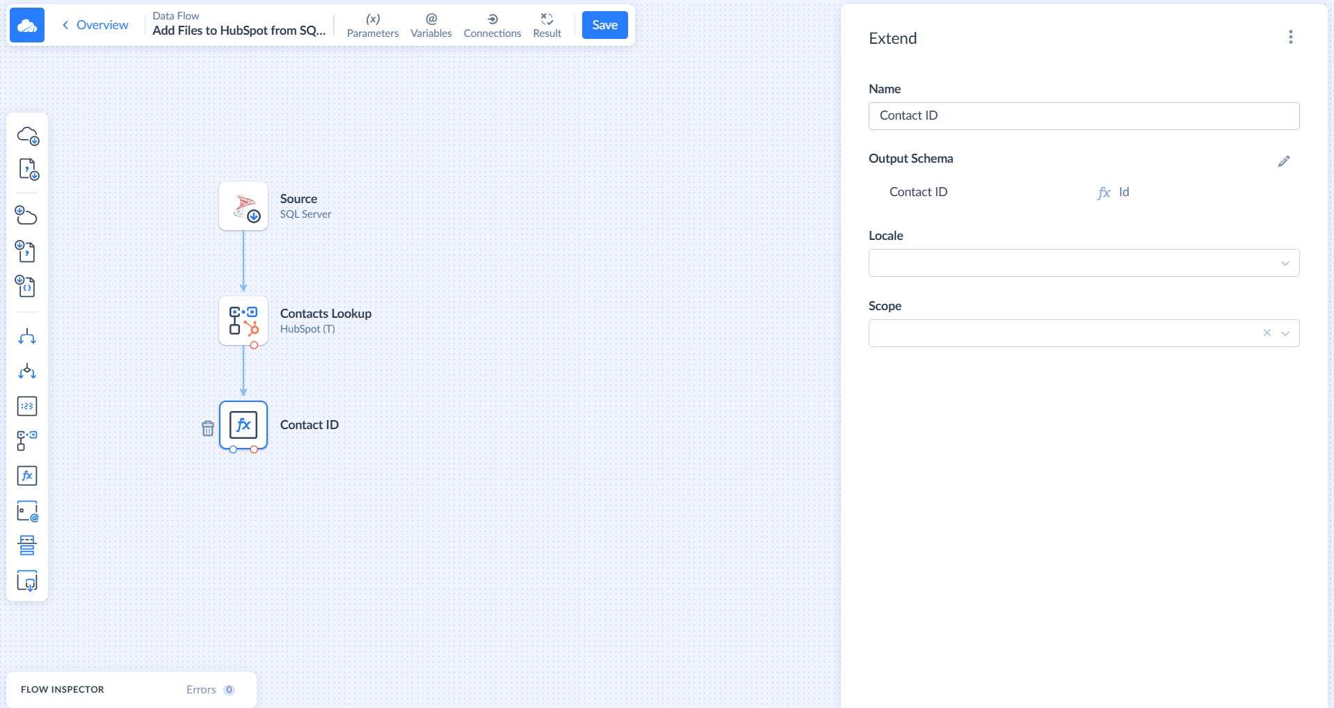 Data Flow: Contact Extend