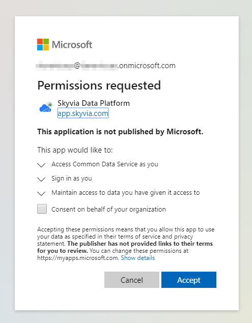 Sign in to Dynamics 365 - privileges