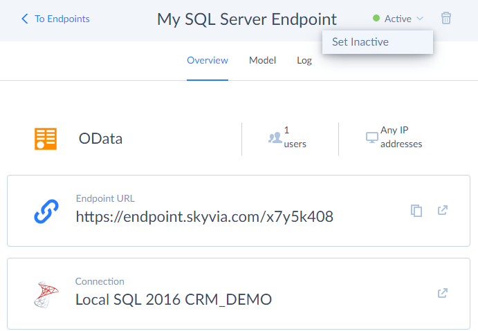 Endpoint overview