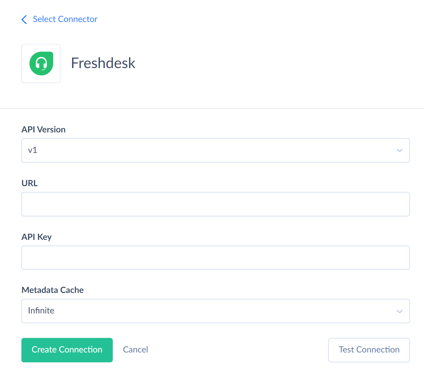Freshdesk Connection Editor