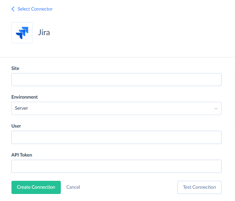 Jira Server Connection Editor