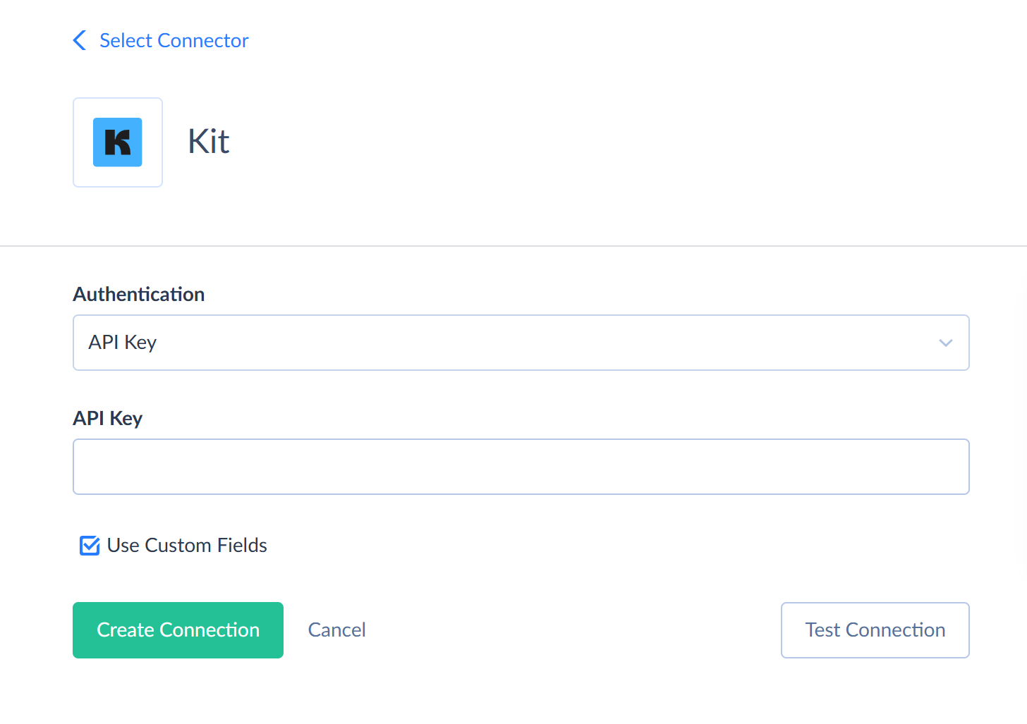 Kit API Key connection