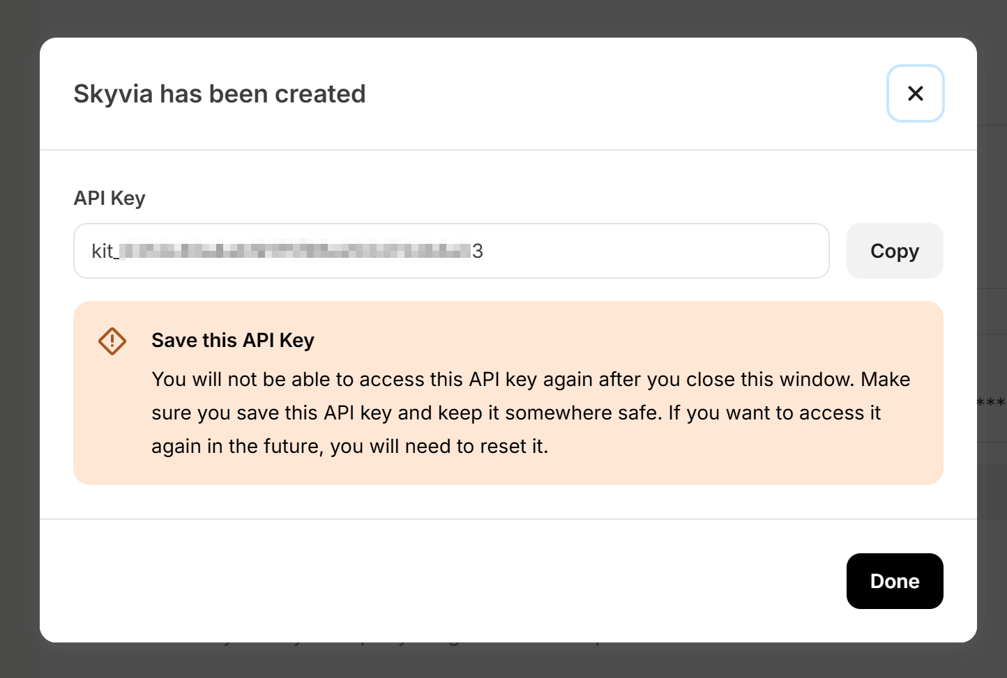 API Key