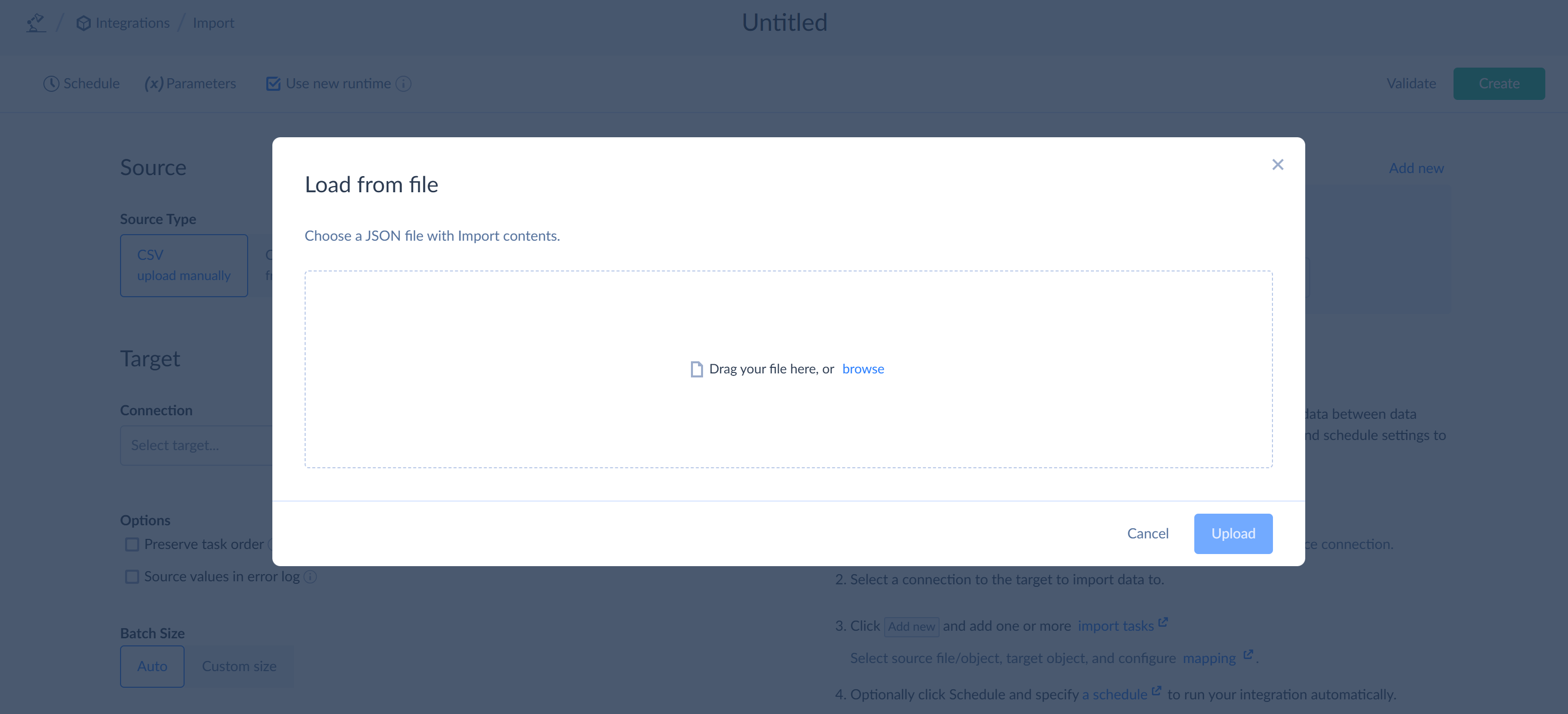 Load tasks from file