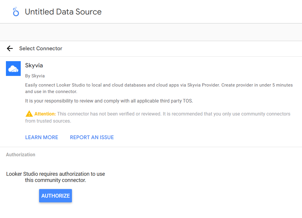 Google authorization