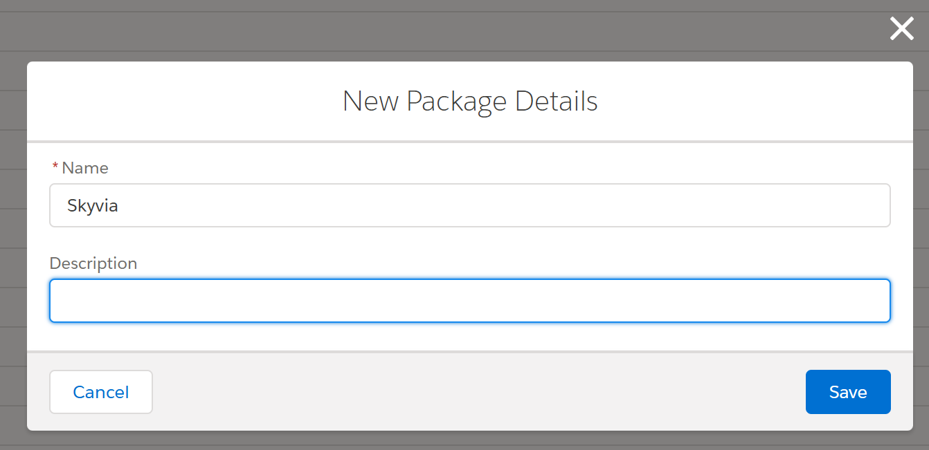 Salesforce Marketing Cloud - New package
