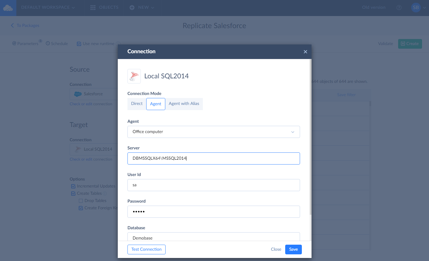 Agent Connection in Replication Package