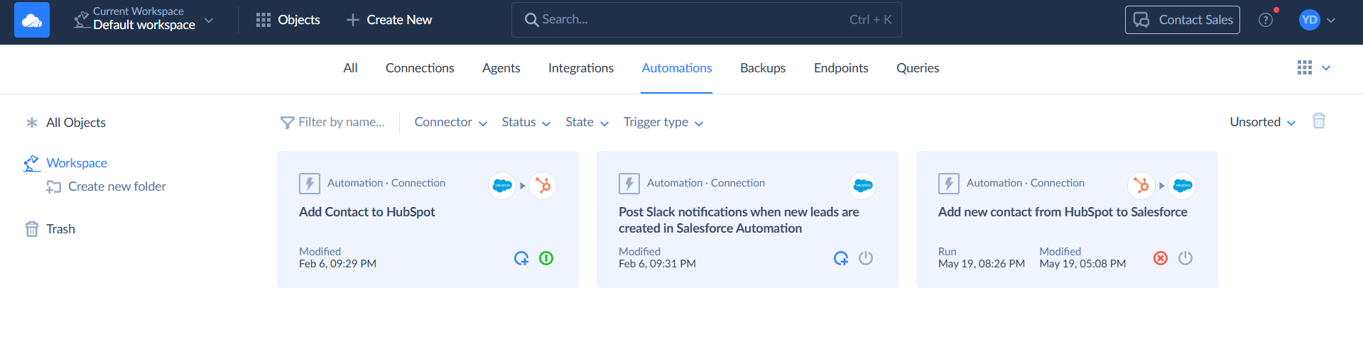 Automation Object List