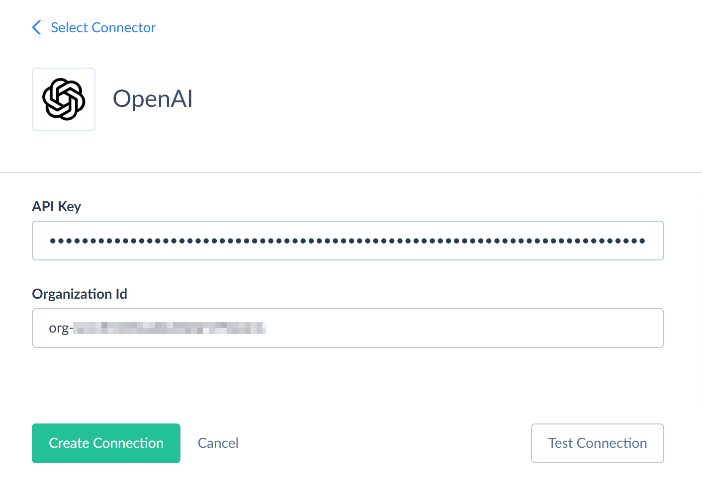 Connection Editor window