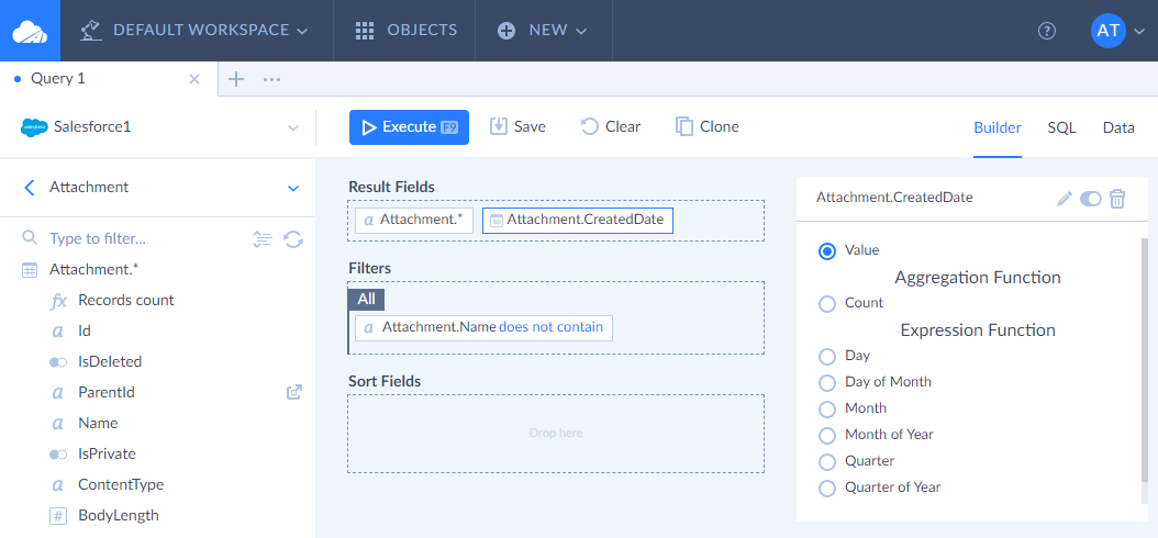 Supported Query Functions