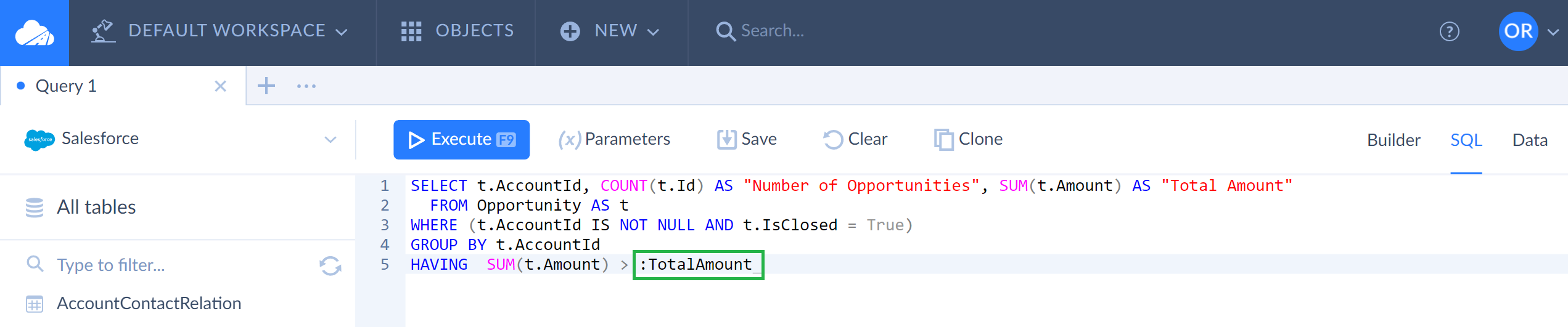 SQL Parameter