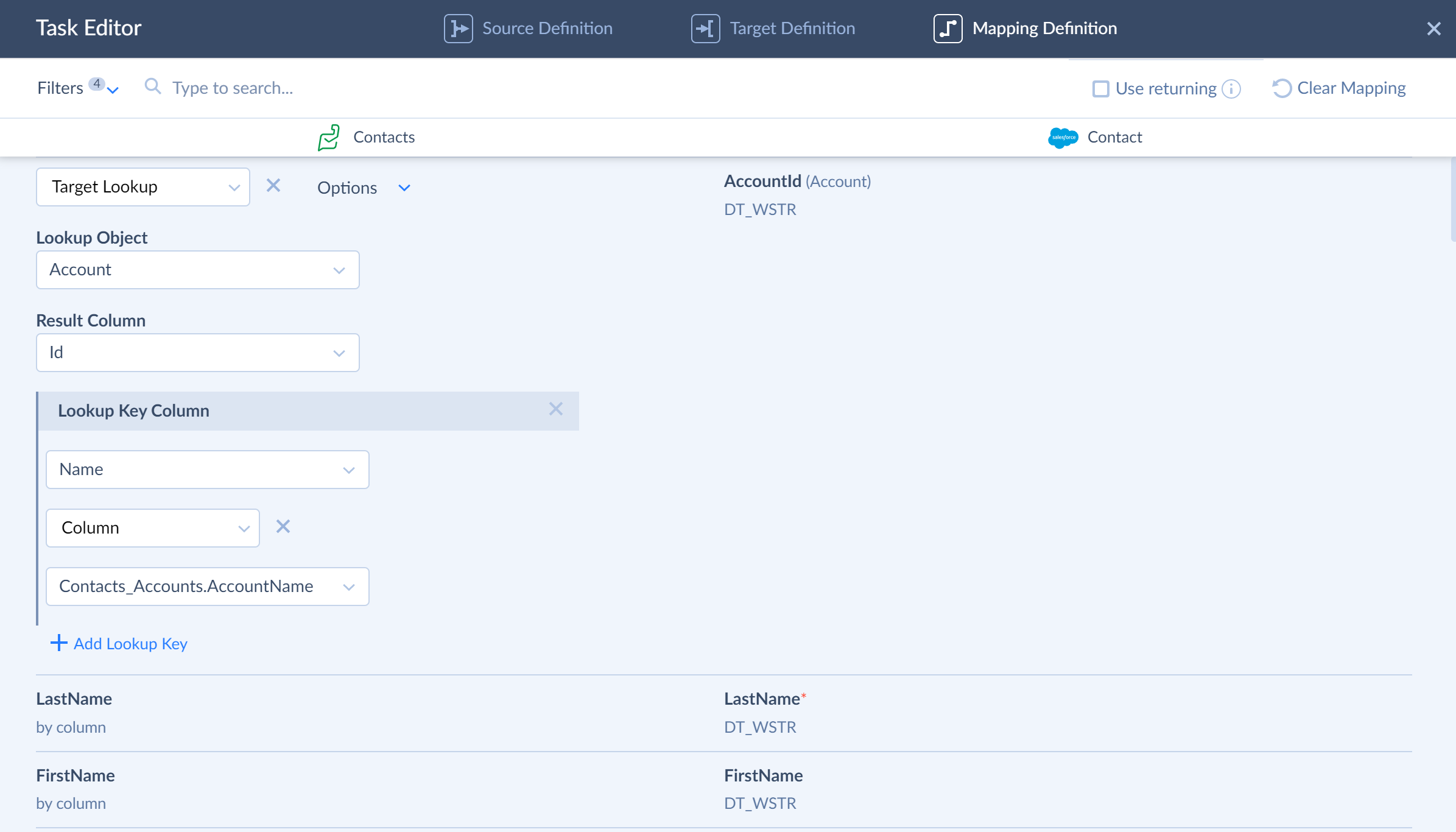 Example 1 - simple lookup