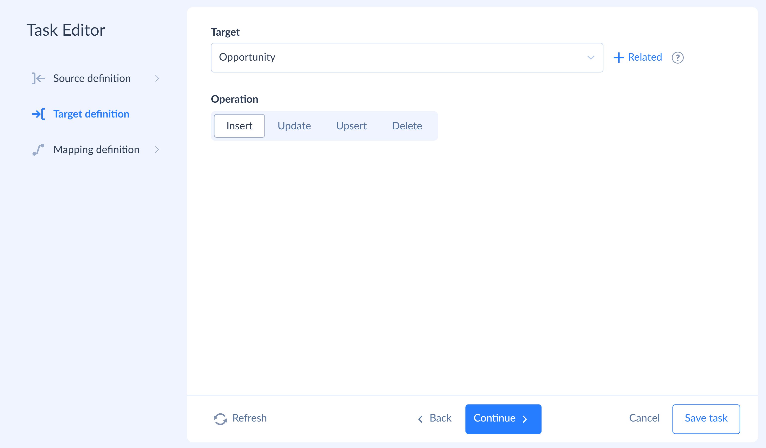 Task Editor
