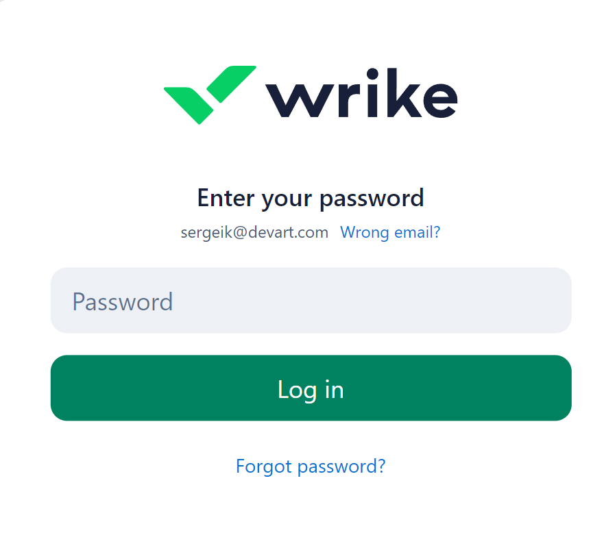 Login window password